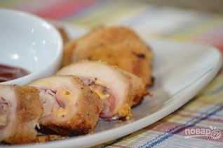 Куриные рулетики Кордон Блю