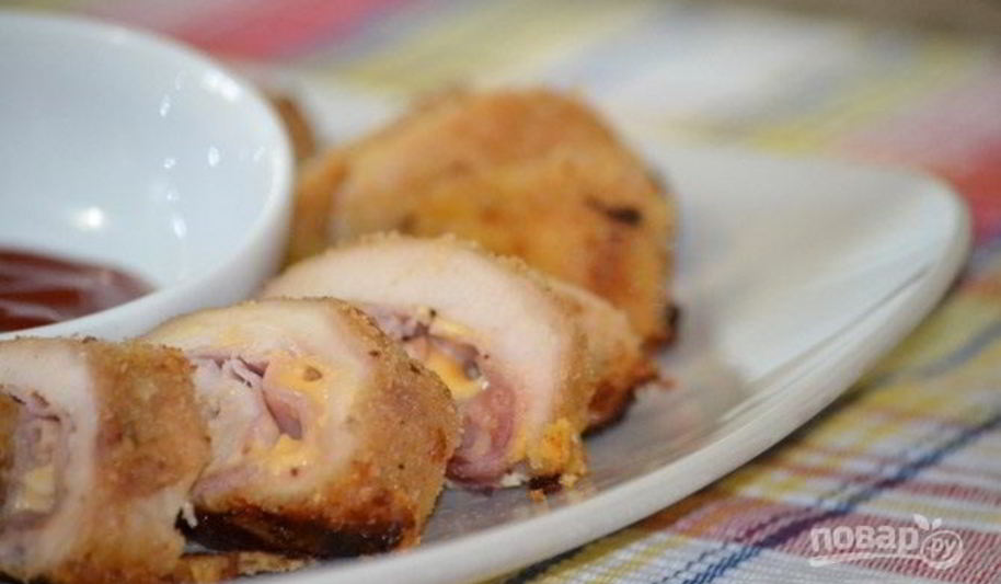 Рецепт куриные рулетики кордон блю