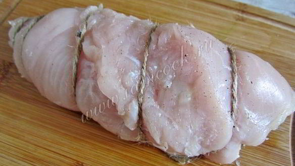 ШАГ 9. куриные рулетики с брынзой и шпинатом