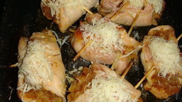 ШАГ 8. куриные рулетики с капустой