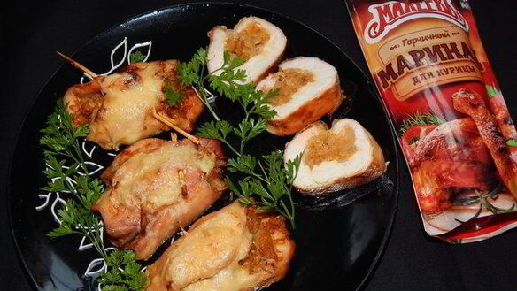 ШАГ 10. куриные рулетики с капустой