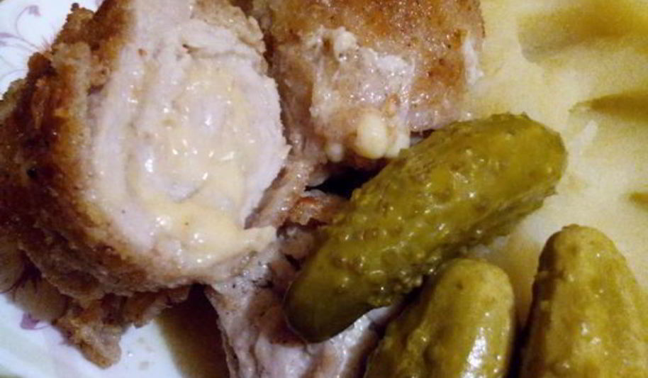 Рецепт мясные рулетики с сыром и чесноком