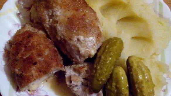 ШАГ 10. мясные рулетики с сыром и чесноком