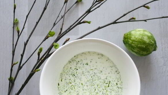 ШАГ 3. рулет герр март с персиками, лаймом и чаем матча