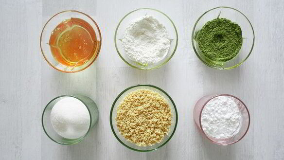 ШАГ 9. рулет герр март с персиками, лаймом и чаем матча