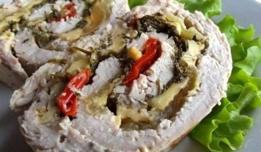 Рецепт рулет из индейки