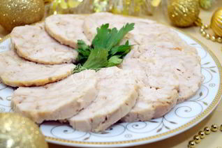 Рулет из курицы Деликатесный