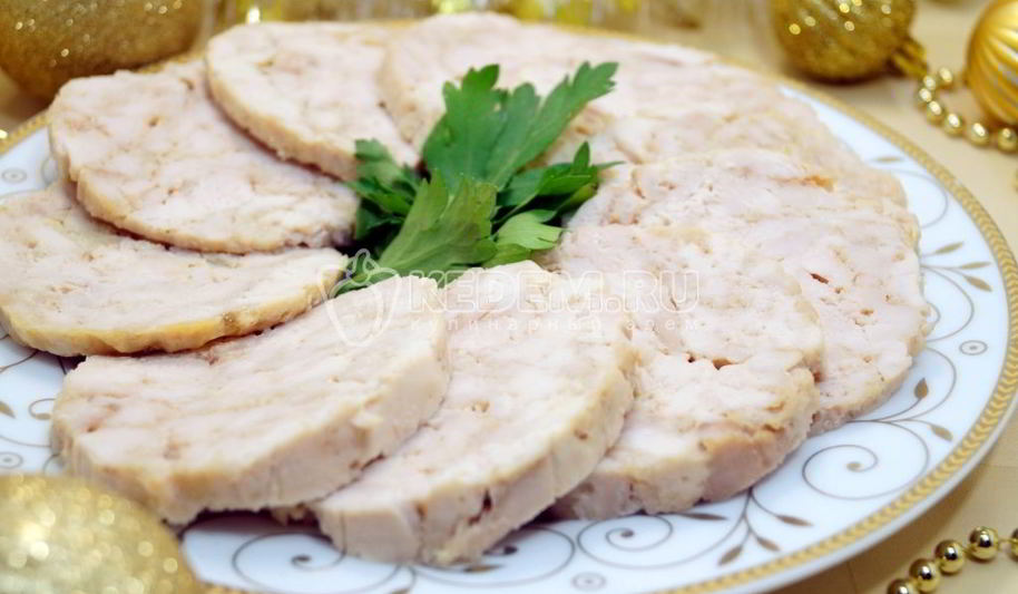 Рецепт рулет из курицы деликатесный