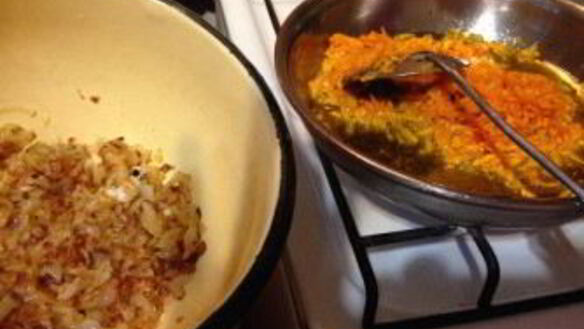 ШАГ 2. рулет из лаваша с морковкой по-корейски