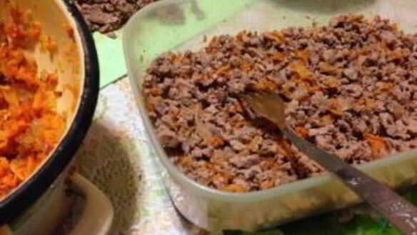 ШАГ 4. рулет из лаваша с морковкой по-корейски