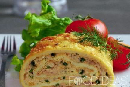 Рулет из омлета