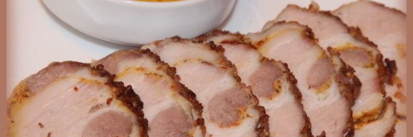 Рулет из подчеревины