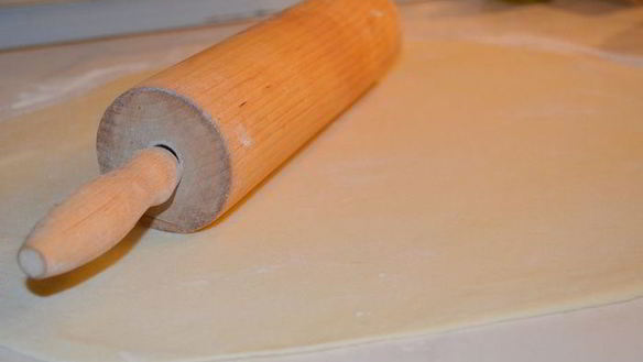 ШАГ 6. рулет из сметанного теста с тыквенно-яблочной начинкой