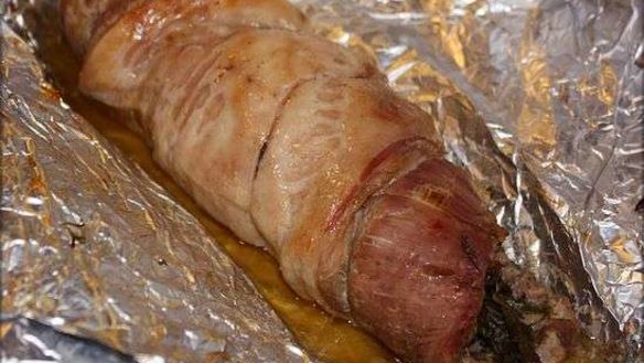 ШАГ 31. рулет из свинного подбрюшья