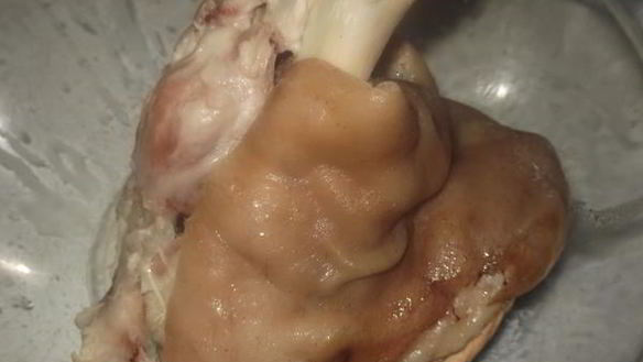 ШАГ 2. рулет из свиной рульки с грибами