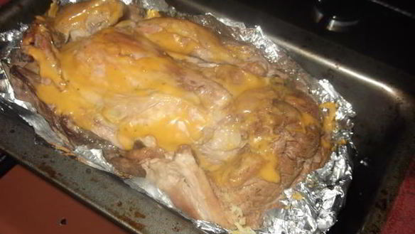 ШАГ 8. рулет из свиной рульки с грибами