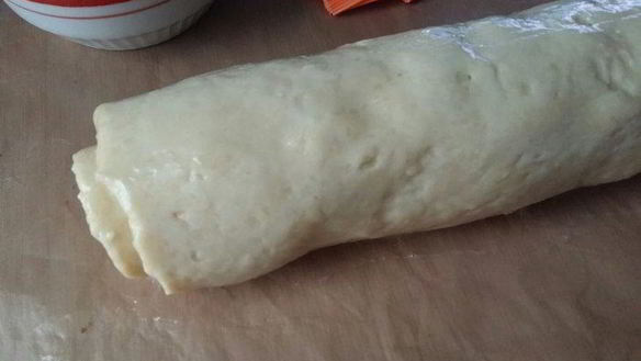 ШАГ 14. рулет из сырного теста с беконом и грибами