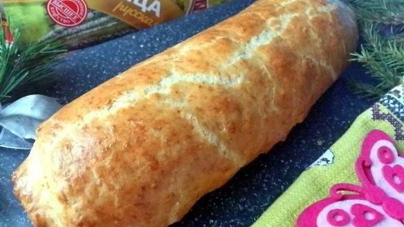 ШАГ 15. рулет из сырного теста с беконом и грибами