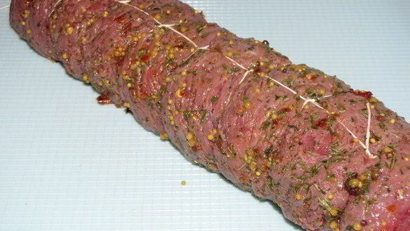 ШАГ 8. рулет из телятины с овощами