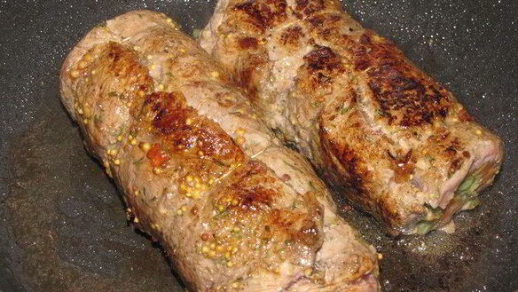 ШАГ 9. рулет из телятины с овощами