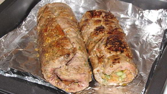 ШАГ 10. рулет из телятины с овощами