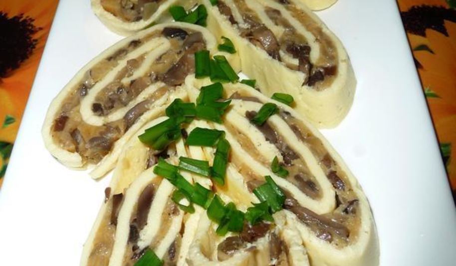 Рецепт рулет-омлет