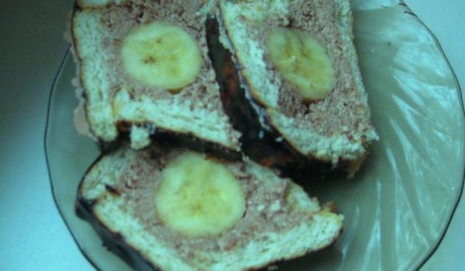 Рецепт рулет с бананом