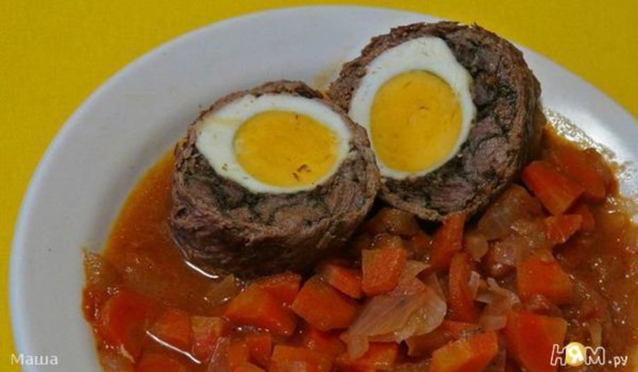 Рецепт рулет с яйцом и зеленью