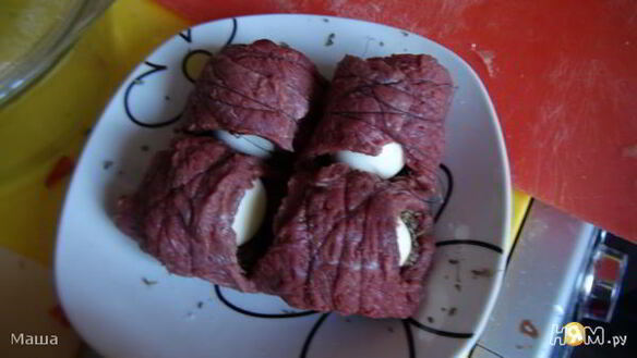 ШАГ 6. рулет с яйцом и зеленью