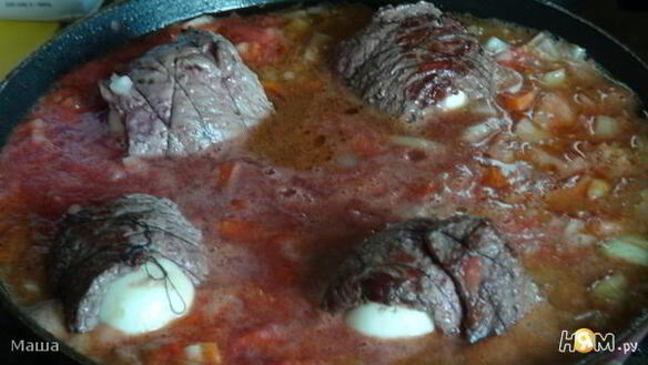 ШАГ 9. рулет с яйцом и зеленью