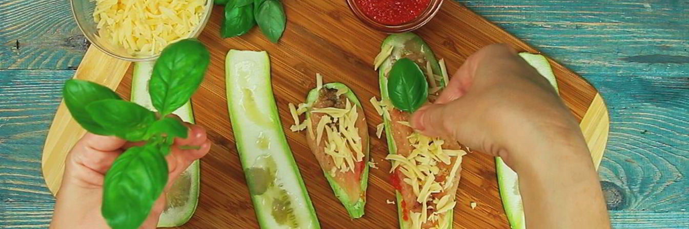 Рулетики из кабачков