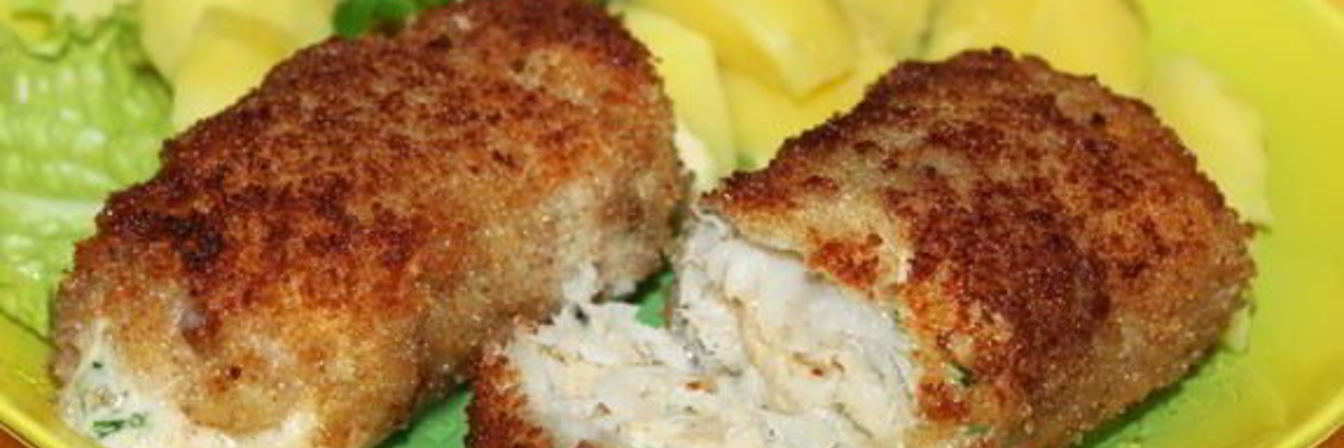 Рулетики из минтая с сыром