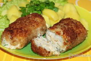 Рулетики из минтая с сыром