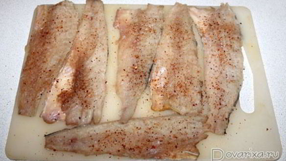 ШАГ 3. рулетики из минтая с сыром