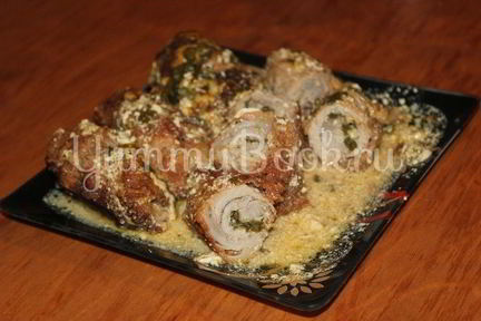 Рулетики из свинины в мультиварке