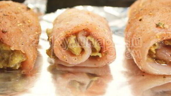 ШАГ 5. рулетики с грибами