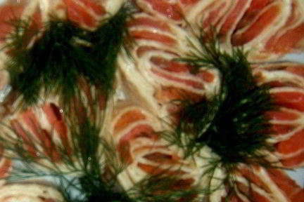 Рулетики с семгой