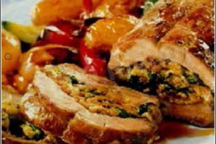 Рулеты из оленины по-чешски