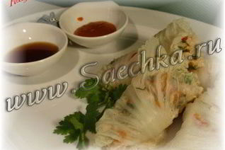 Рыбные рулетики на пару