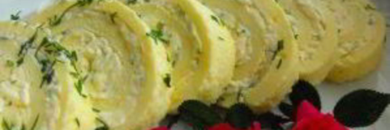 Сырный рулет с курицей