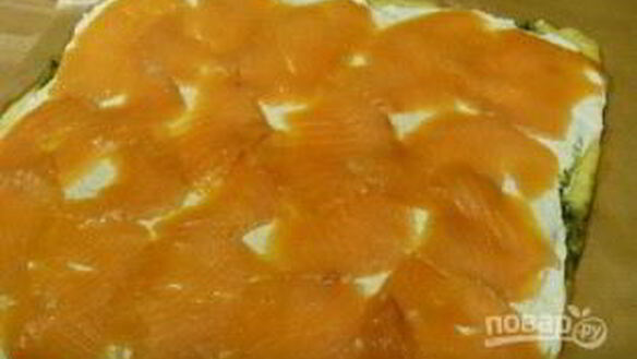 ШАГ 6. сырный рулет с лососем