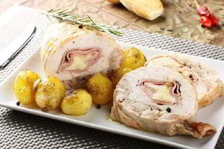 Сытные куриные рулетики с сыром