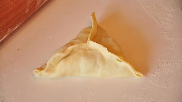 ШАГ 8. самса с курицей