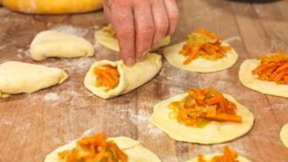 ШАГ 6. самса с тыквой