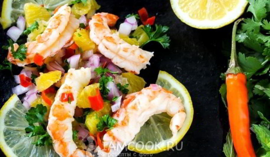 Рецепт севиче из лангустинов