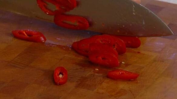 ШАГ 3. севиче с зеленым салатом