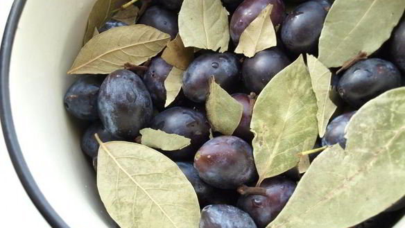 ШАГ 2. сладкие маринованные сливы