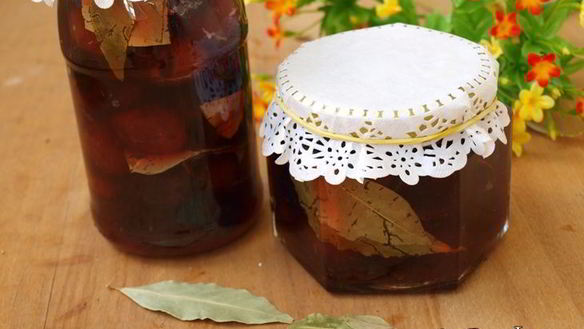 ШАГ 6. сладкие маринованные сливы