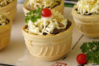 Закуски в тарталетках