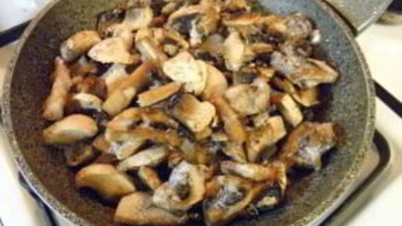 ШАГ 4. тарталетки с грибами